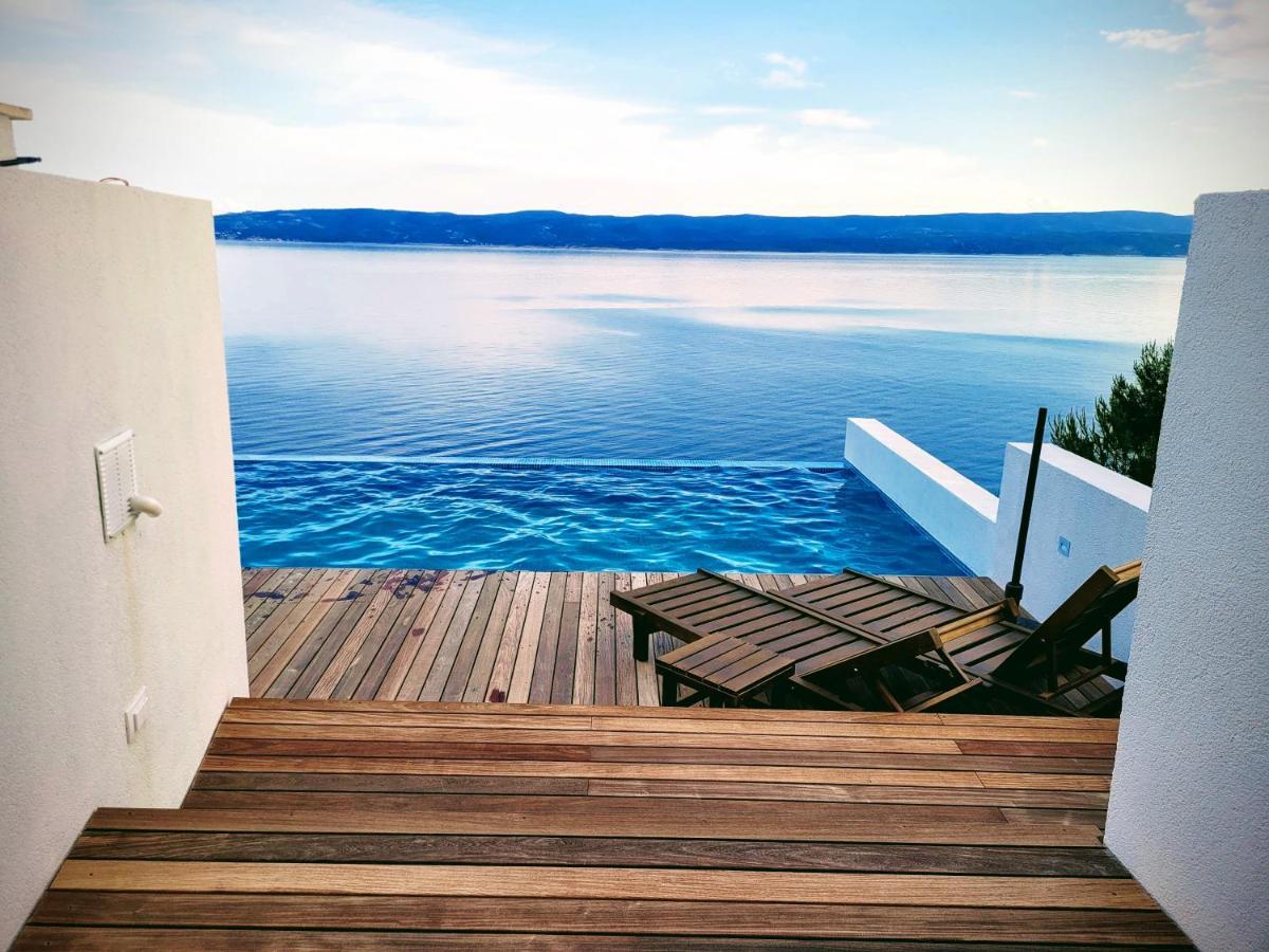 Luxury Apartments Villa Ruzmarina With New Heated Infinity Pool And Lounge Area Marusici  Ngoại thất bức ảnh