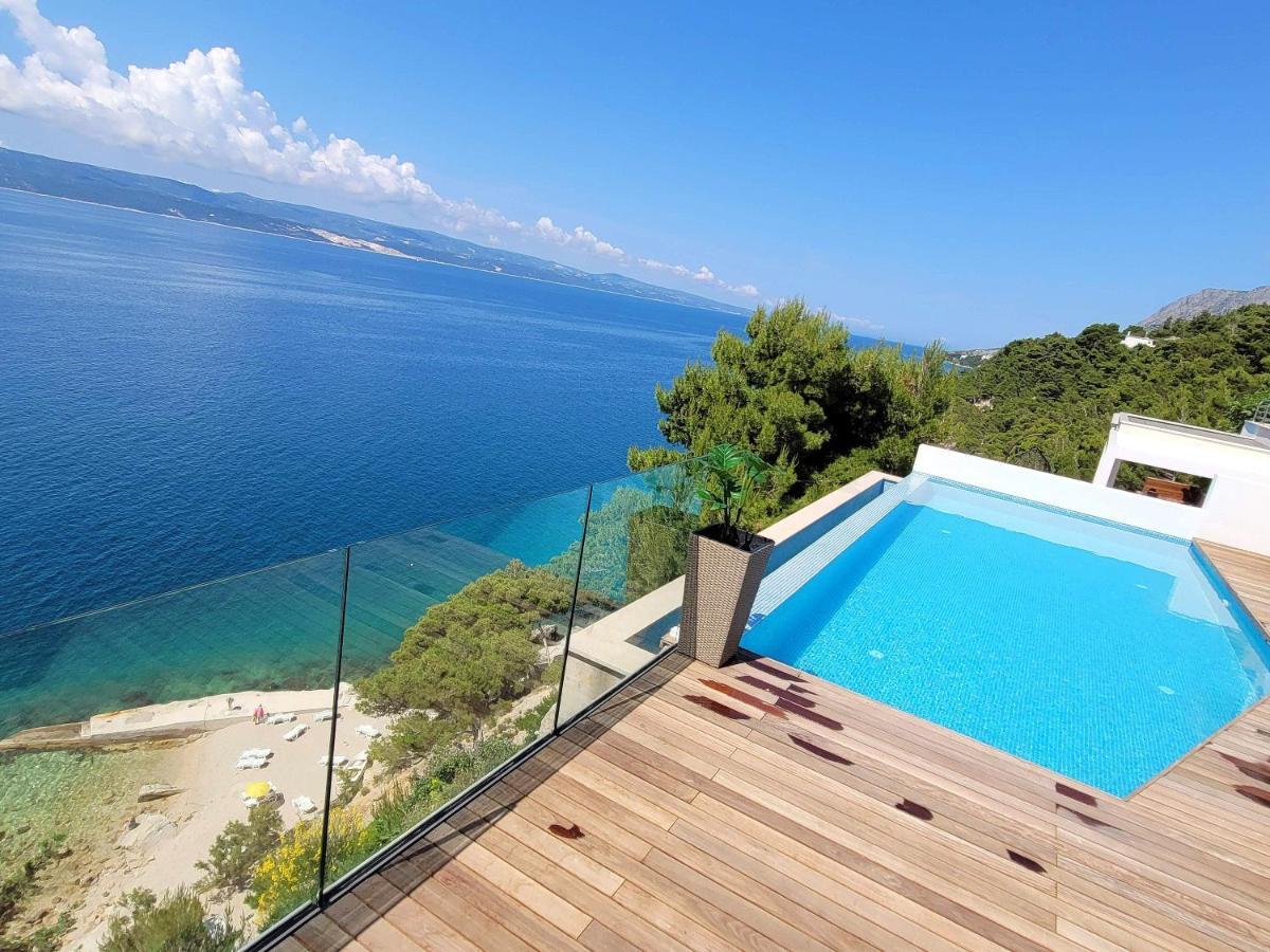 Luxury Apartments Villa Ruzmarina With New Heated Infinity Pool And Lounge Area Marusici  Ngoại thất bức ảnh